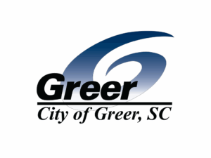 city-of-greer-logo-300x225 City of Greer, SC logo with a stylized blue “G” above the text “Greer City of Greer, SC.”.