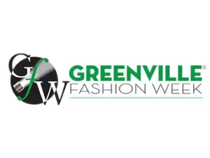 gfw-1 Greenville Fashion Week logo with black and green text and stylized initials “GFW” on the left.